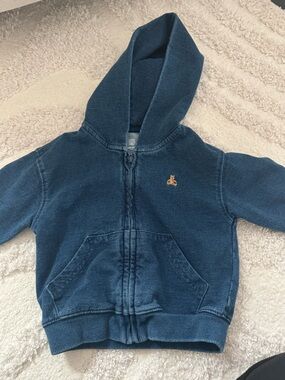 Kids' Blue Zip Hoodie Sweatshirt